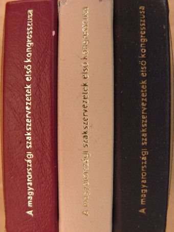 Végh Oszkár - A magyarországi szakszervezetek első kongresszusa/A magyarországi szakszervezetek első kongresszusa/A magyarországi szakszervezetek első kongresszusa (minikönyv) (számozott) [antikvár]