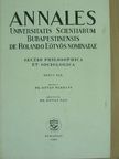 Bollók János - Annales Universitatis Scientiarum Budapestinensis de Rolando Eötvös nominatae XIX. [antikvár]