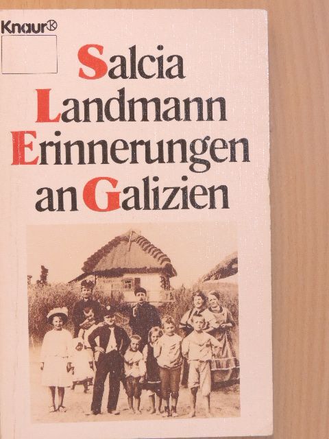 Salcia Landmann - Erinnerungen an Galizien [antikvár]