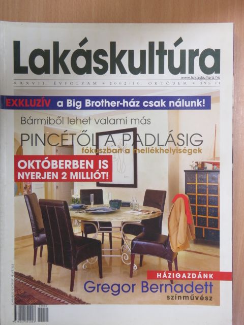 Lakáskultúra 2002. október [antikvár]