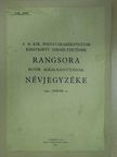A M. Kir. Postatakarékpénztár kinevezett személyzetének rangsora, egyéb alkalmazottak névjegyzéke [antikvár]