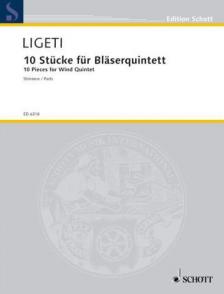 Ligeti György - 10 STÜCKE FÜR BLAESERQUINTETT - STIMMEN