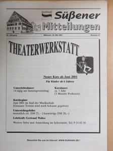 Süßener Mitteilungen Donnerstag, 23. Mai 2001 [antikvár]