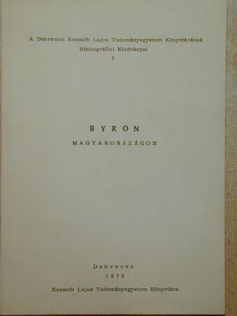 Byron Magyarországon [antikvár]