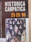 Juraj Zadansky - Historica Carpatica 25-26/1994-1995 [antikvár]