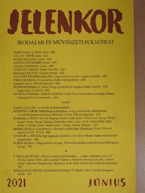Danyi Zoltán - Jelenkor 2021. június [antikvár]