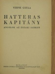 Verne Gyula - Hatteras kapitány [antikvár]