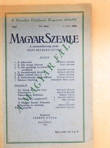 Asztalos Miklós - Magyar Szemle 1929. junius [antikvár]