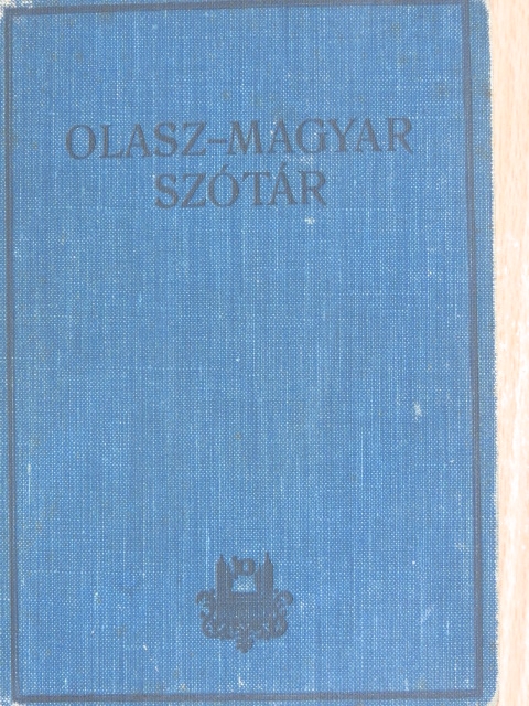 Olasz-magyar szótár [antikvár]