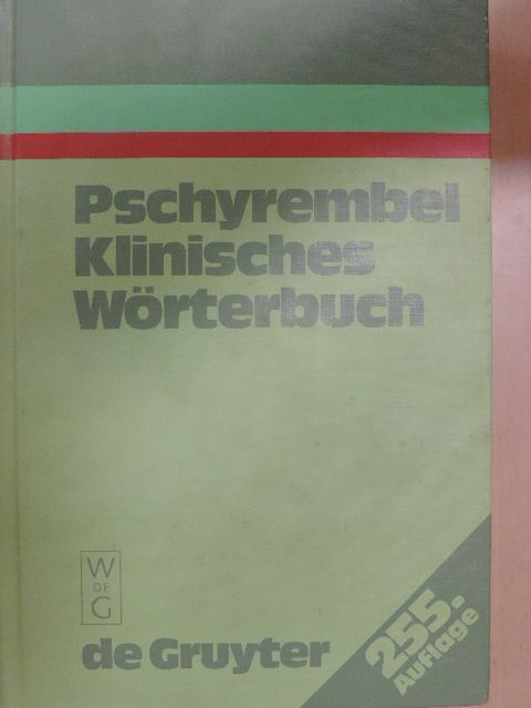 Pschyrembel klinisches Wörterbuch [antikvár]
