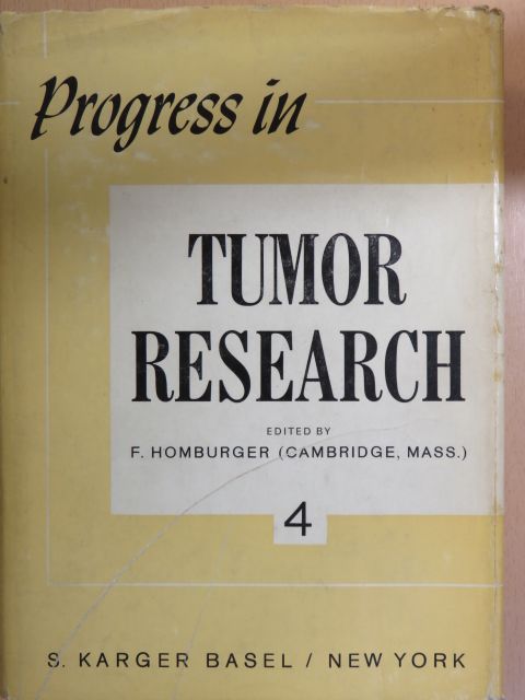 B. E. Eddy - Progress in Experimental Tumor Research 4. [antikvár]
