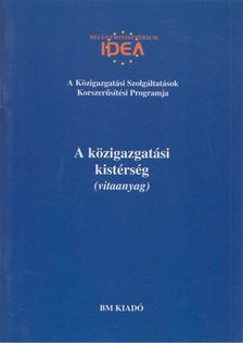 A közigazgatási kistérség [antikvár]