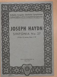Joseph Haydn - Sinfonia No. 27 [antikvár]