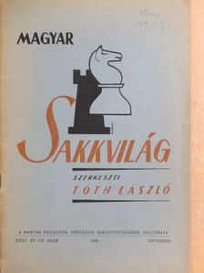 A. P. Szokolszkij - Magyar Sakkvilág 1950. december [antikvár]