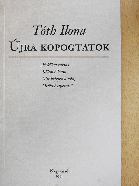 Tóth Ilona - Újra kopogtatok [antikvár]