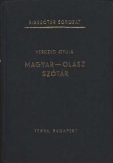 HERCZEG GYULA - Magyar-olasz szótár [antikvár]