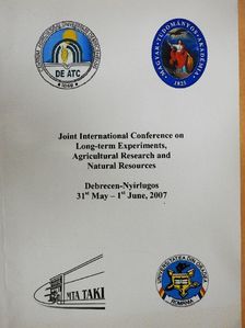 Cornelia Ciobanu - Joint International Conference on Long-term Experiments, Agricultural Research and Natural Resources [antikvár]