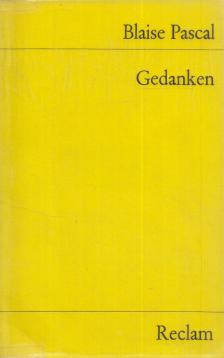 Blaise PASCAL - Gedanken [antikvár]
