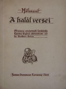 Hélinant - A halál versei [antikvár]