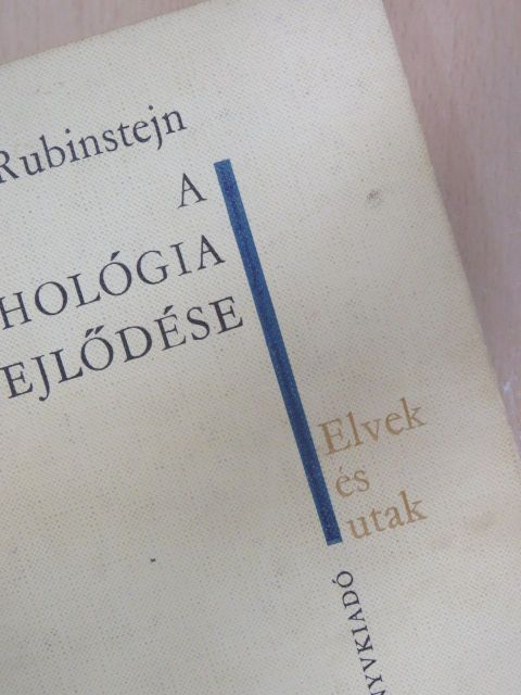 Sz. L. Rubinstejn - A pszichológia fejlődése [antikvár]