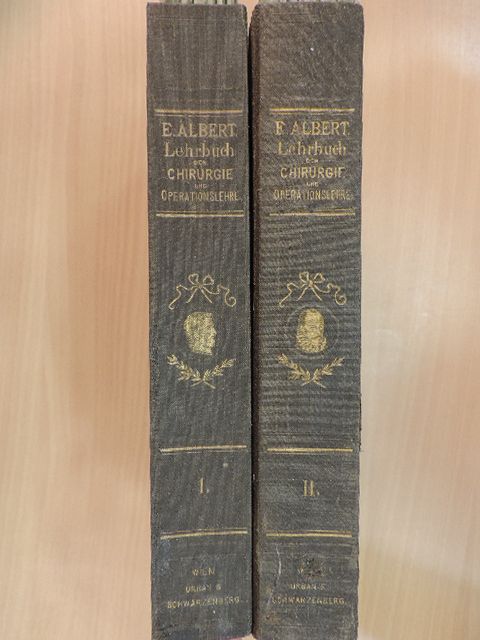 Dr. Eduard Albert - Lehrbuch der Chirurgie und Operationslehre I-II. (nem teljes) [antikvár]