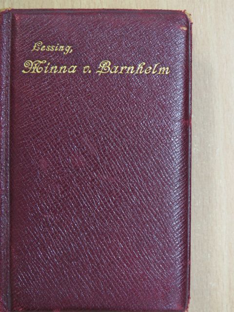 G. E. Lessing - Minna von Barnhelm [antikvár]