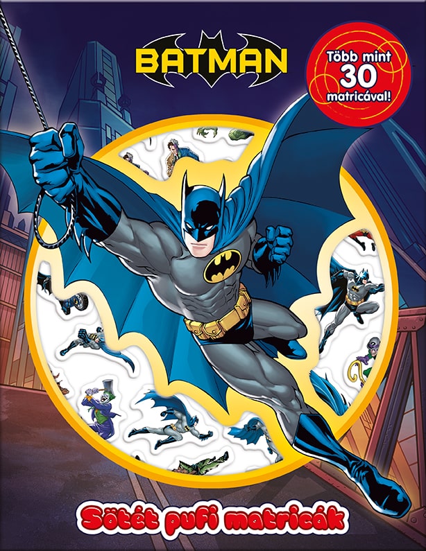 .- - Sötét pufi matricák - Batman