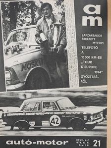 Berki Tibor - Autó-motor 1974. november 6. [antikvár]