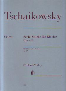 CSAJKOVSZKIJ ( TSCHAIKOWSKY) - SECHS STÜCKE FÜR KLAVIER OP.19 URTEXT (VAJDMAN / SCHILDE)