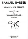 BARBER, SAMUEL - ADAGIO FOR STRINGS ARRANGED FOR ORGAN (WITH HAMMOND REGISTRATION)