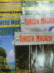 Turista Magazin 2001-2003. (vegyes számok) (10 db) [antikvár]