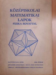 Lewis Carroll - Középiskolai matematikai lapok 1986. április [antikvár]
