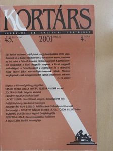 Czigány Zoltán - Kortárs 2001. április [antikvár]