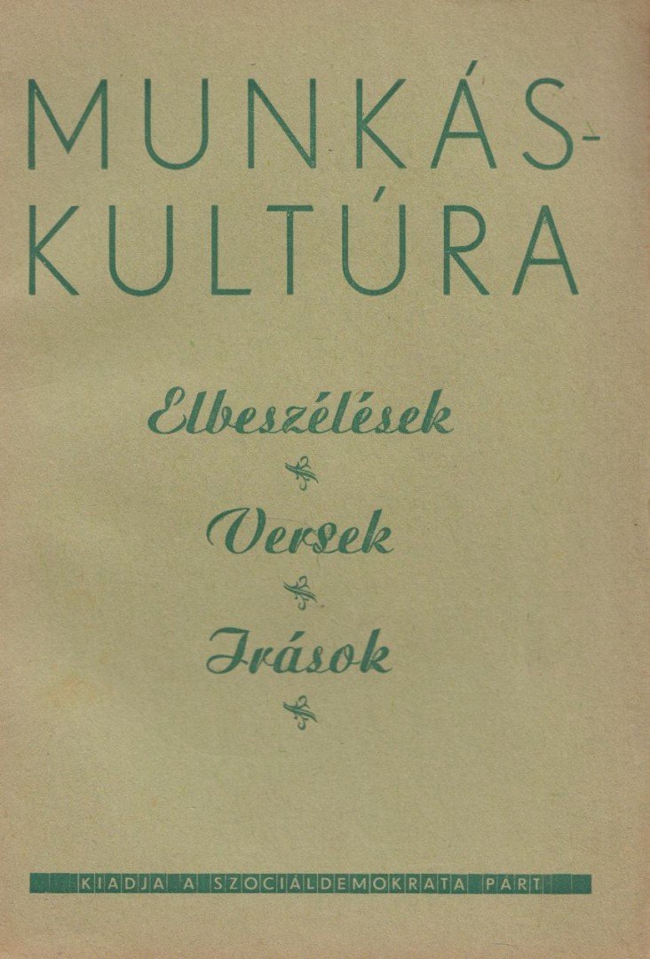 Esztergályos János (szerk.) - Munkáskultúra [antikvár]