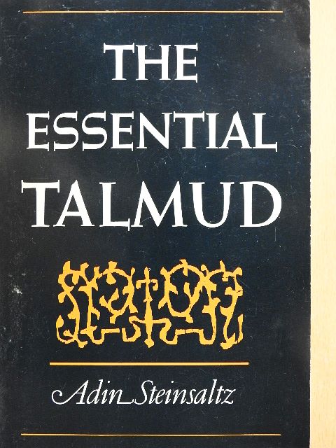 Adin Steinsaltz - The Essential Talmud [antikvár]