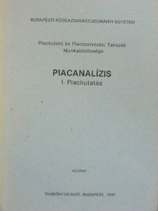 Dr. Felber Mária - Piacanalízis I. [antikvár]