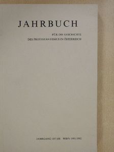 Erwin Herold - Jahrbuch für die Geschichte des Protestantismus in Österreich 1991/1992 [antikvár]