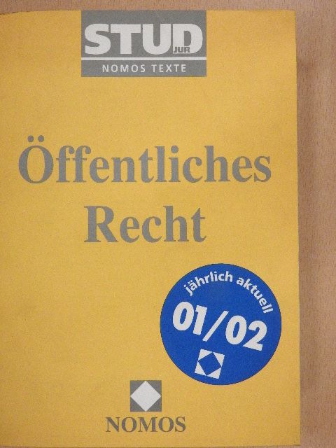 Öffentliches Recht [antikvár]