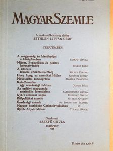 Bisztray Gyula - Magyar Szemle 1935. szeptember [antikvár]