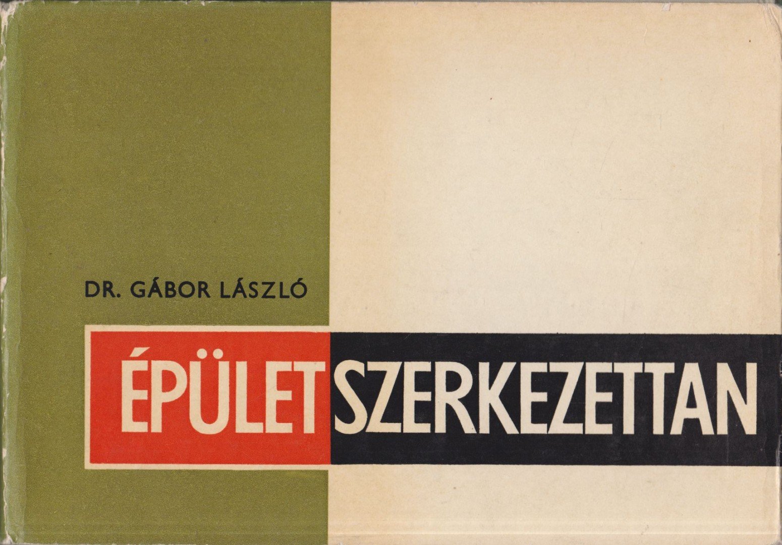 Gábor László - Épületszerkezettan IV. [antikvár]