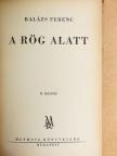 Balázs Ferenc - A rög alatt [antikvár]