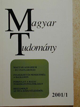Berend T. Iván - Magyar Tudomány 2001. január [antikvár]