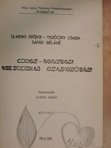 Dr. Misky György - Orosz-magyar metodikai szakszótár [antikvár]