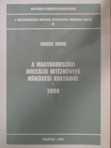 Juhász János - A magyarországi muzeális intézmények működési adataiból [antikvár]