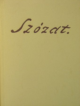 Egressy Béni - Szózat [antikvár]