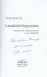 Tóth Szilvia - Lázadásból hagyomány (dedikált) [antikvár]