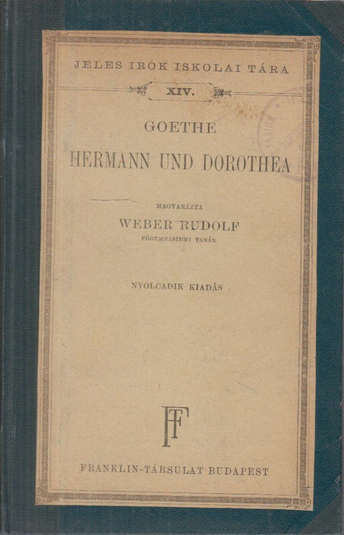 Hermann und Dorothea [antikvár]