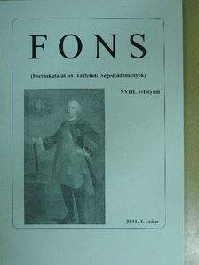 Gálfi Emőke - FONS 2011/1. [antikvár]