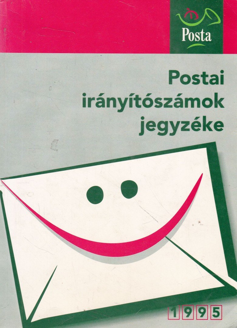 Postai irányítószámok jegyzéke 1995 [antikvár]