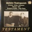 SCHUBERT, BRITTEN, SCHUMANN, BACH - ROSTROPOVICH :AT THE 1961 ALDEBURGH FESTIVAL 2CD